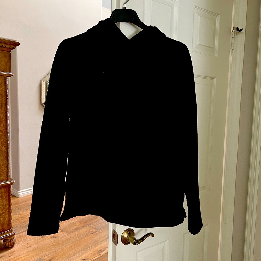 Men’s Black FLX Urban/Commuter pullover with hoodie